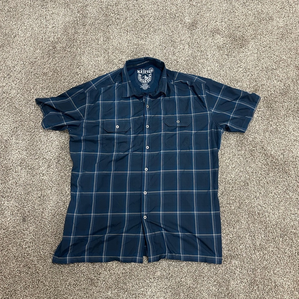 kuhl men’s button shirt
